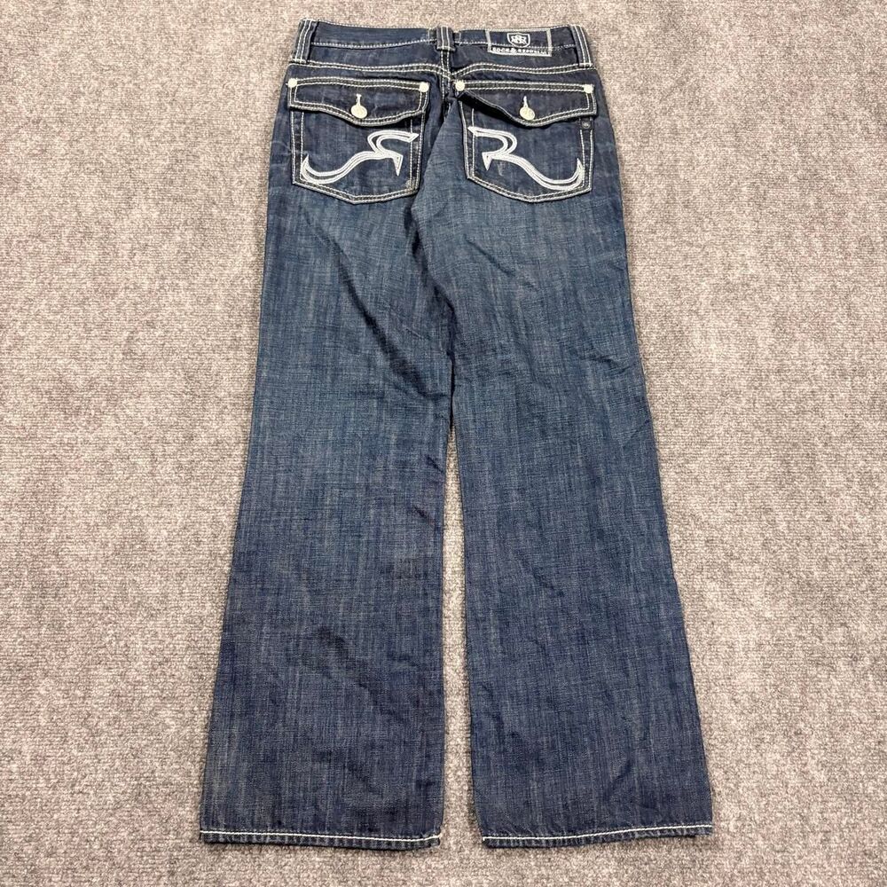 vintage y2k rock & republic dark wash bootcut jeans